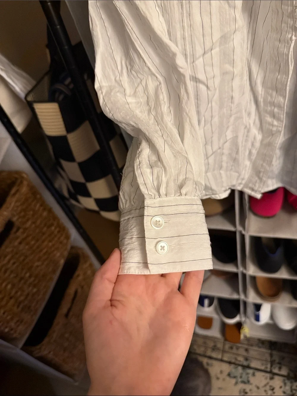 Madewell Ruffled Button-Up Top - Picture 4 of 8